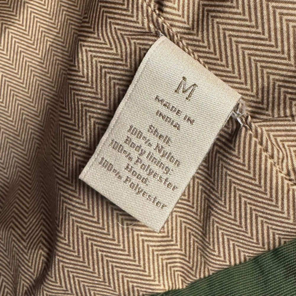 Banana Republic Heritage Stadium Jacket Mens Medium Green Military Field 932524 - Picture 5 of 8